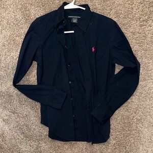 Lauren Ralph Lauren Women’s Navy Blue Shirt